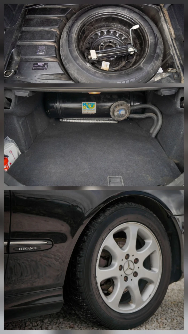 Mercedes-Benz CLK Kompressor BOSE  ОБДУХВАНЕ ГАЗ, снимка 14 - Автомобили и джипове - 53438568