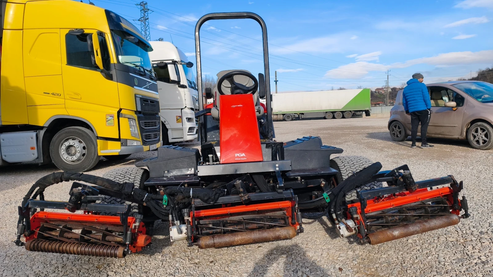 Сенокосачка Jacobsen Fairway 305 за стадиони и голф игрища  - изображение 6