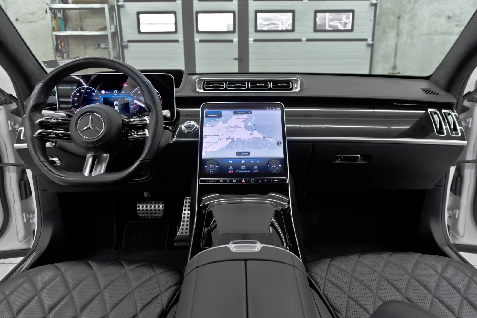 Mercedes-Benz S 580 L* V8* 4Matic* Pano* Burmester* HUD, снимка 9 - Автомобили и джипове - 56099422