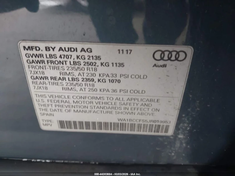Audi Q3 2l 2.0T Premium/2.0T Sport Premium, снимка 9 - Автомобили и джипове - 53465986