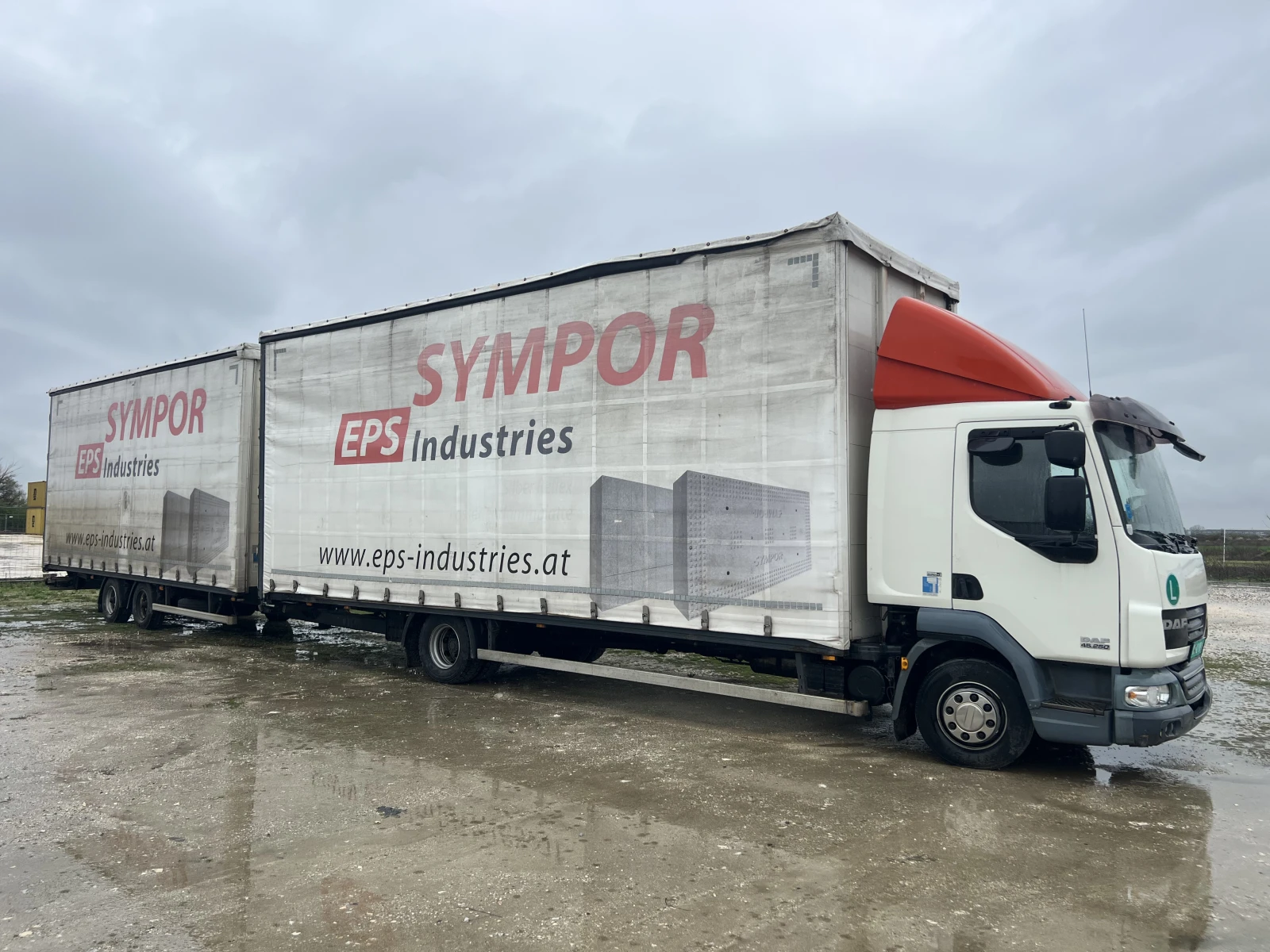 Daf Fa 7.85м., Euro5, Щора, Композиция, Mega, Внос, ,  - изображение 3