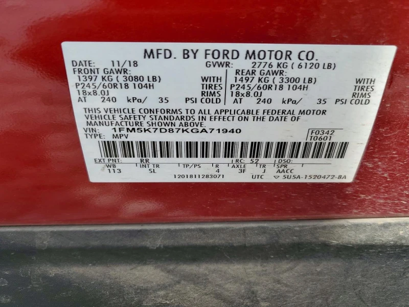 Ford Explorer 3.5l Xlt, снимка 13 - Автомобили и джипове - 53576932