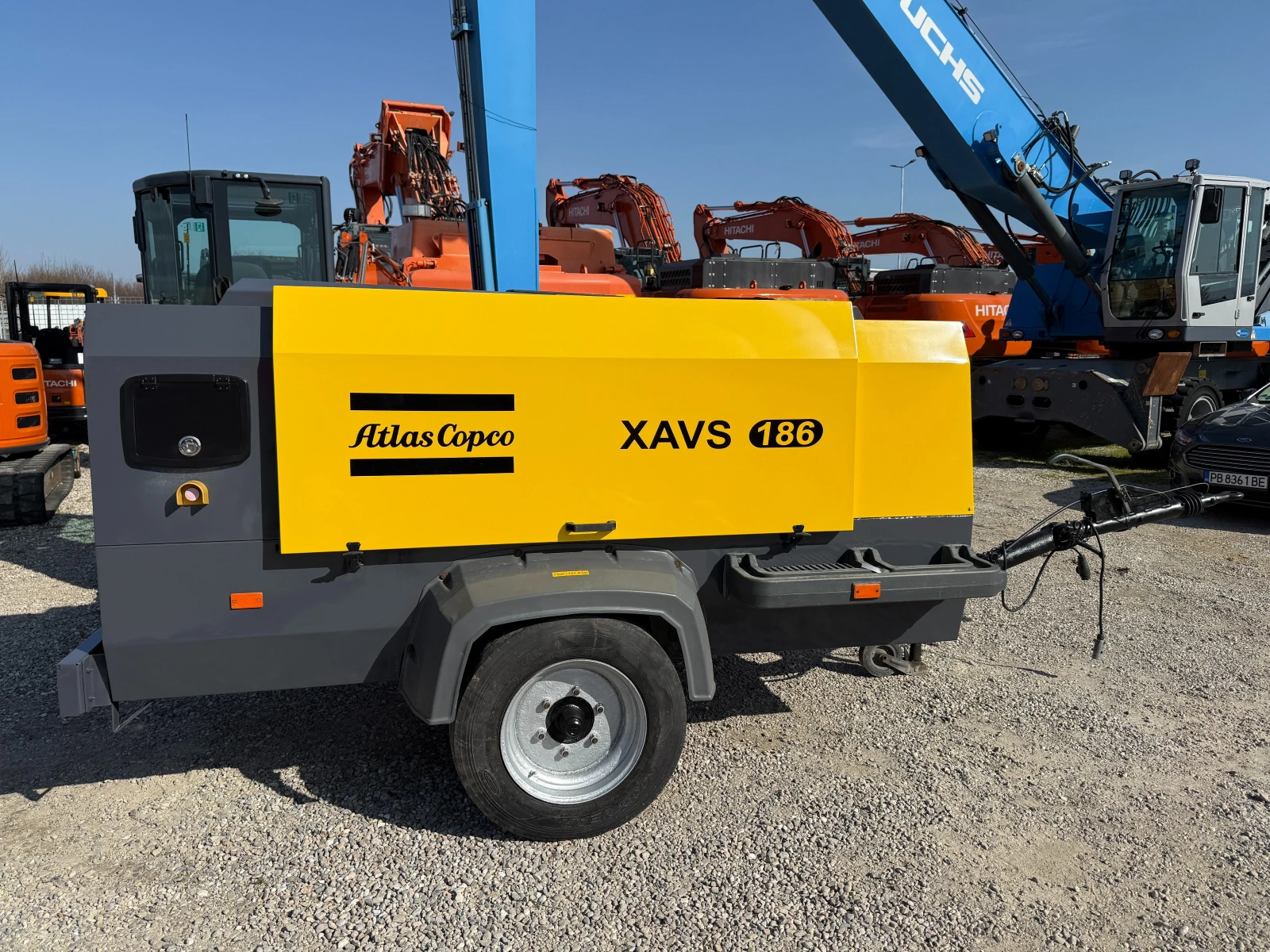 Компресори Atlas Copco XAVS 186, снимка 2 - Индустриална техника - 53826979