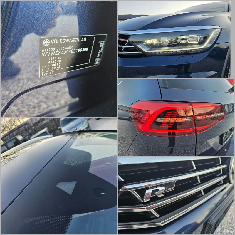 VW Passat 2.0TDI/190к.с./R-LINE/ПАНОРАМА/УНИКАЛНА, снимка 17 - Автомобили и джипове - 49170127