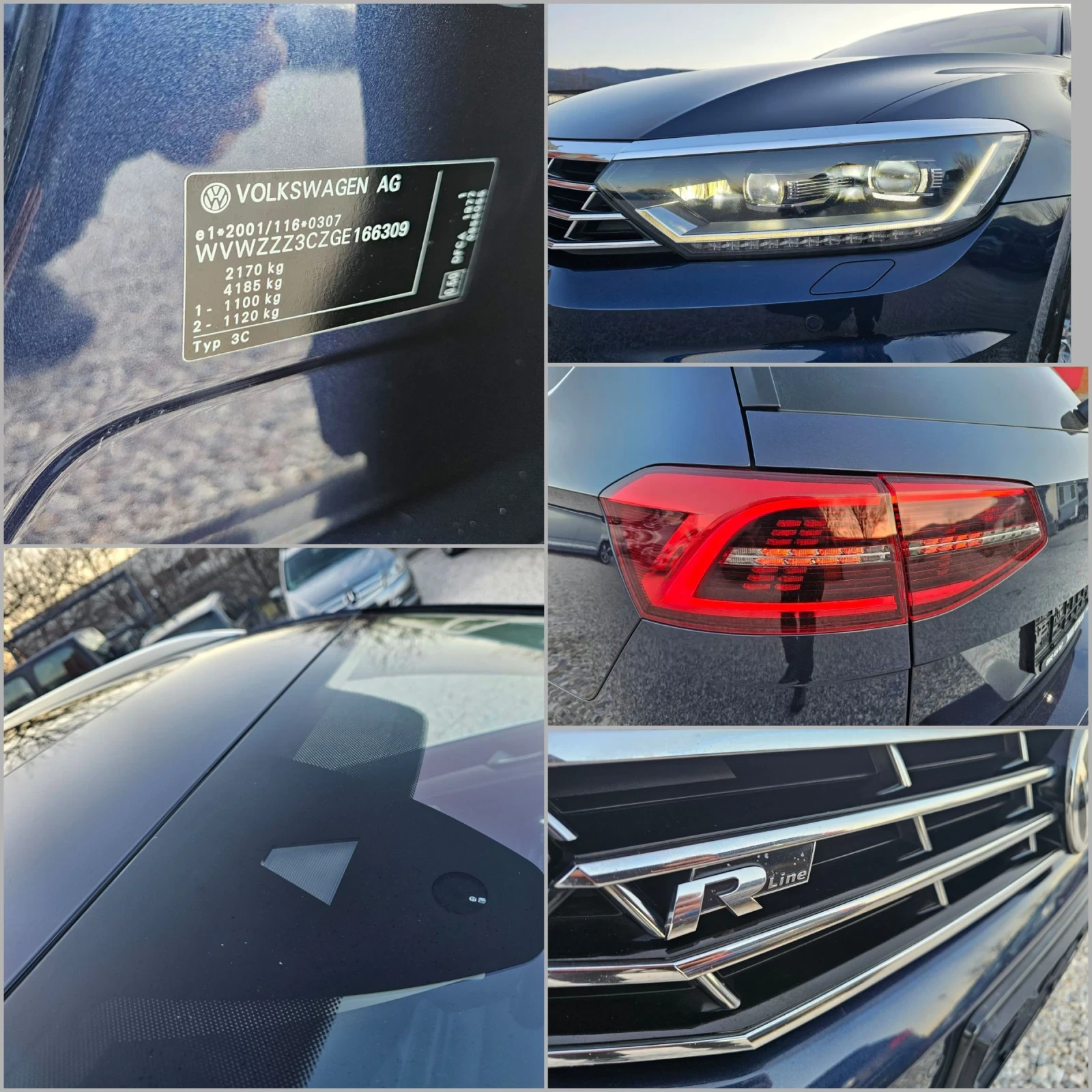 VW Passat 2.0TDI/190к.с./R-LINE/ПАНОРАМА/УНИКАЛНА | Mobile.bg — изображение 17