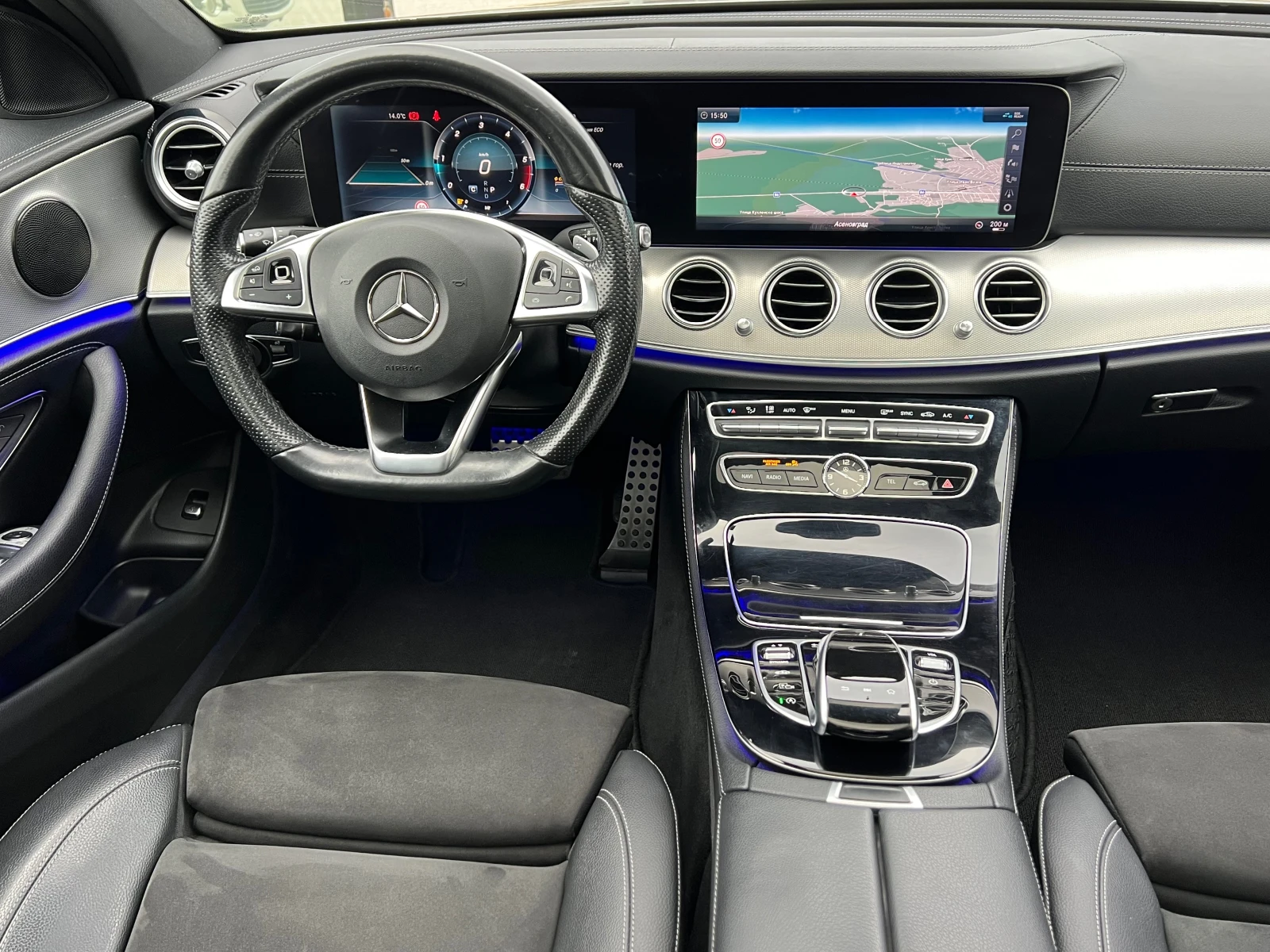 Mercedes-Benz E 220 d, 9G, 4-MATIC, AMG, PANO, HEAD-UP, MULTIBEAM, NIG | Mobile.bg � ����������� 9