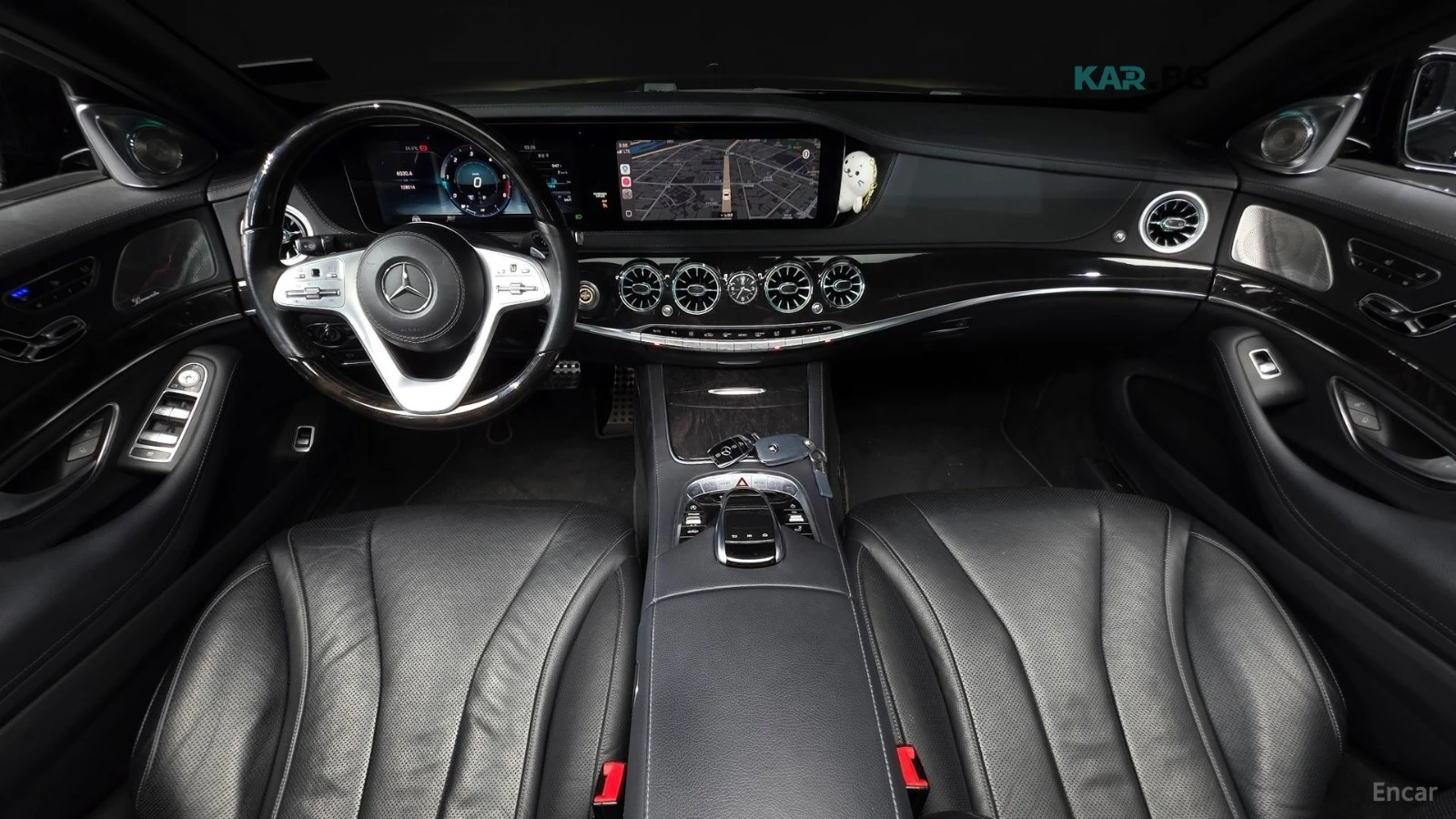 Mercedes-Benz S 350 4MATIC* КОЖА* ПОДГРЕВ* ОБДУХВ* BURMASTER* PANO* 36, снимка 7 - Автомобили и джипове - 54855302