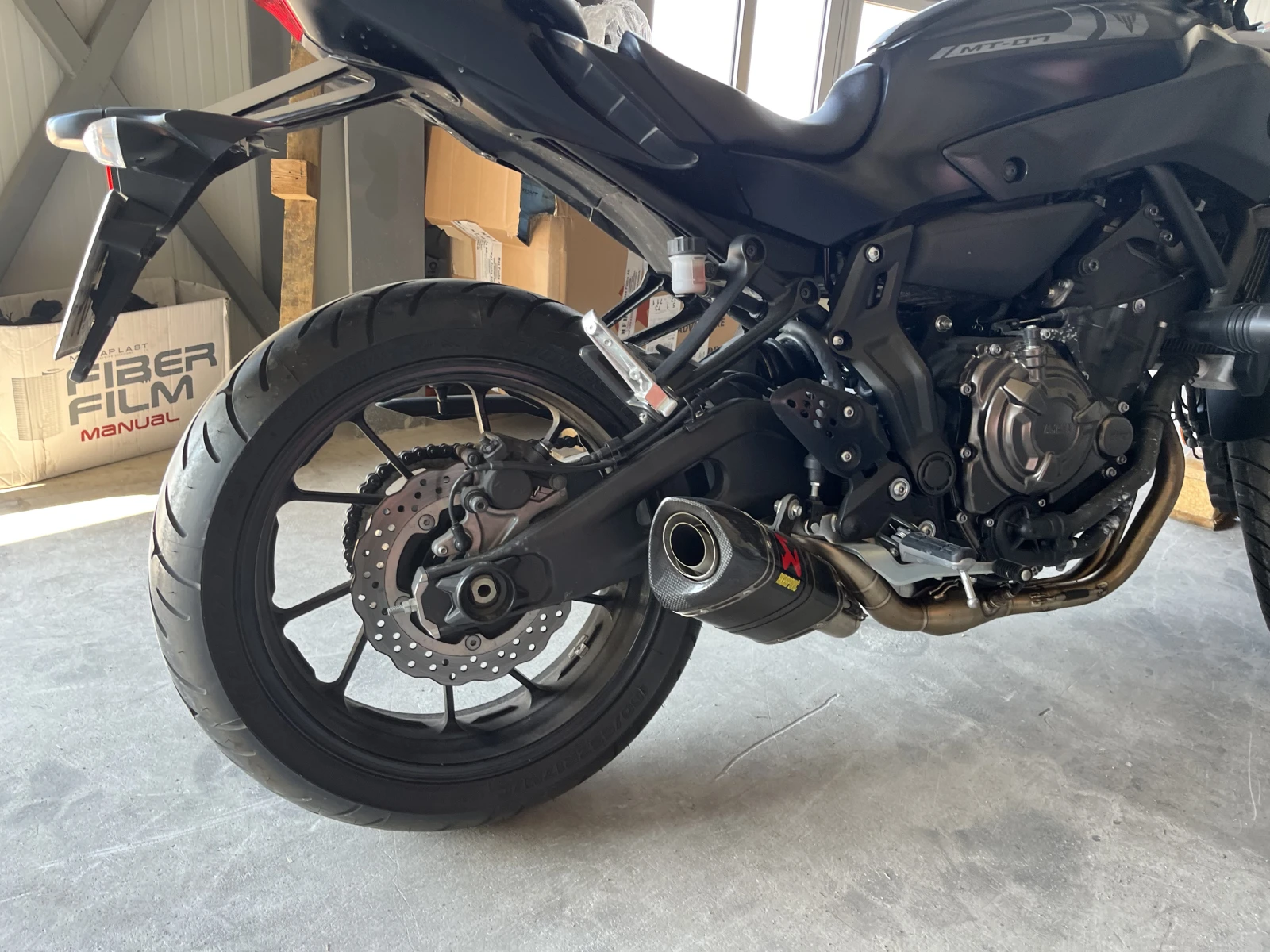 Yamaha Mt-07 ABS AKRAPOVIC, снимка 4 - Мотоциклети и мототехника - 56564206