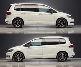 VW Touran 20tdi-150кс/6+ 1/IQ.DRIVE /ДИСТРОНИK/ LED/ NAVI, снимка 3