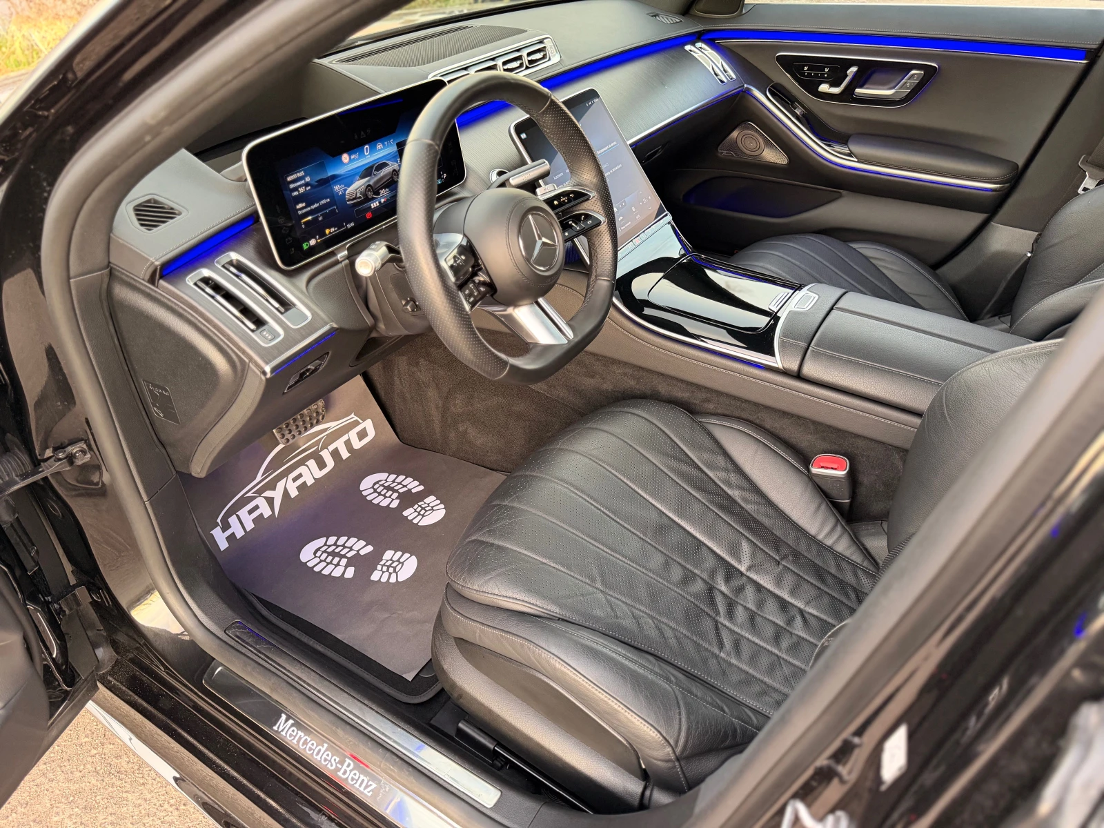 Mercedes-Benz S 350 d= Long= 63 AMG= Panorama= 360* Cam= 21* Wheels= , снимка 9 - Автомобили и джипове - 54632970