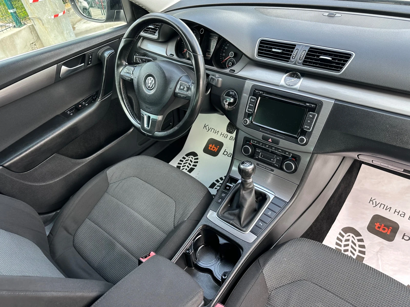 VW Passat 2.0tdi 6 скорости  Navi Парктроник  Euro5b, снимка 14 - Автомобили и джипове - 54672614