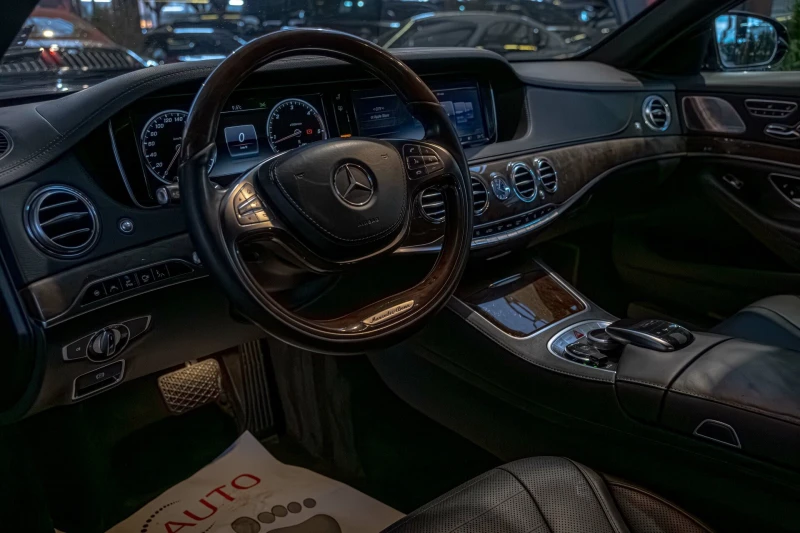 Mercedes-Benz S 350 Long/AMG/4Matic/RSE/Камера/Burmester/Обдухване, снимка 6 - Автомобили и джипове - 52711591