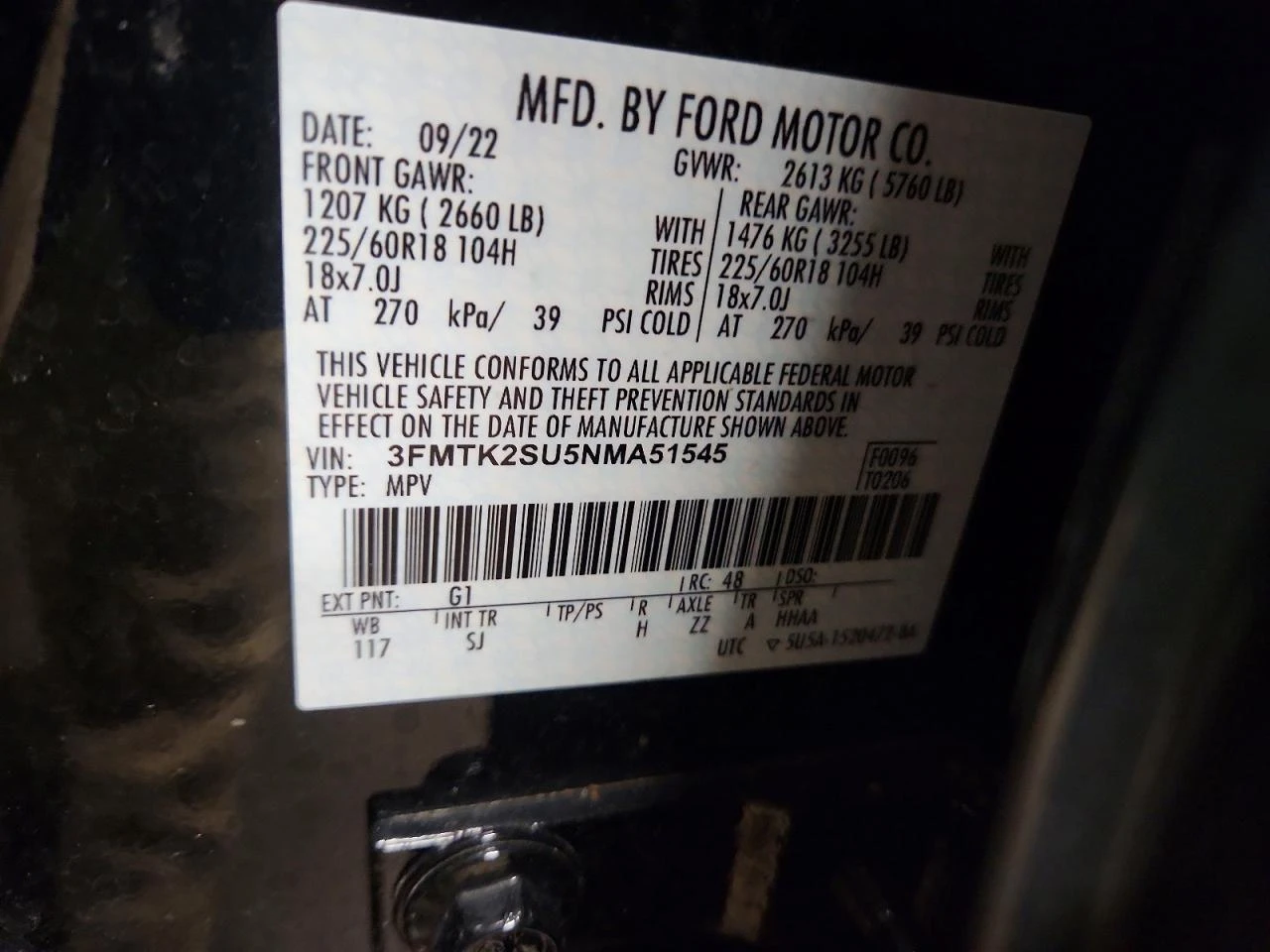 Ford Mustang Mach-E California Route 1 AWD, снимка 12 - Автомобили и джипове - 54185648