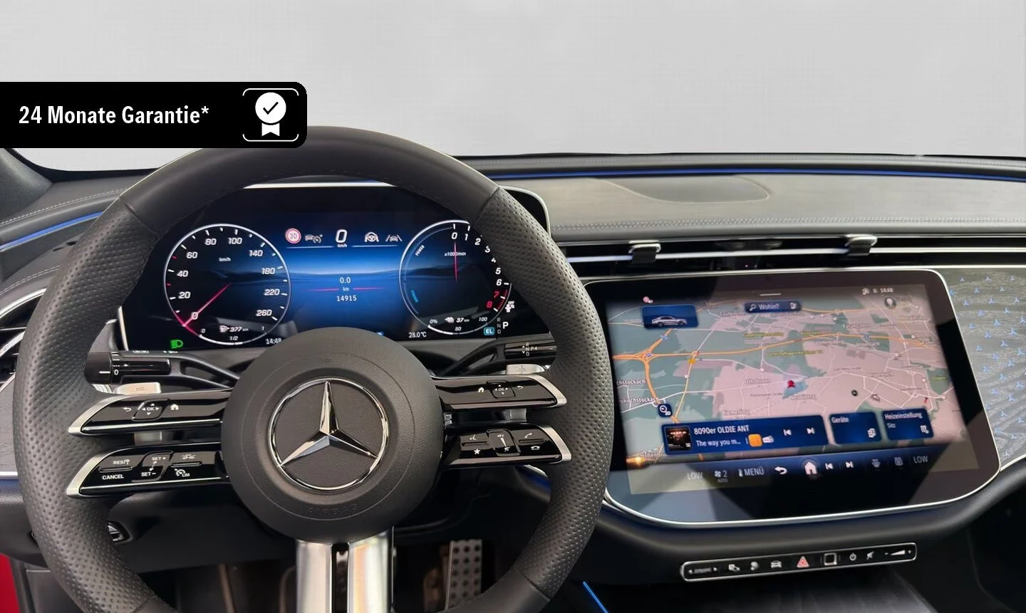 Mercedes-Benz E 400 e/381HP/4M/AMG/BURM4D/360/ACC/DIGITAL/VENT/871z, снимка 9 - Автомобили и джипове - 56017932