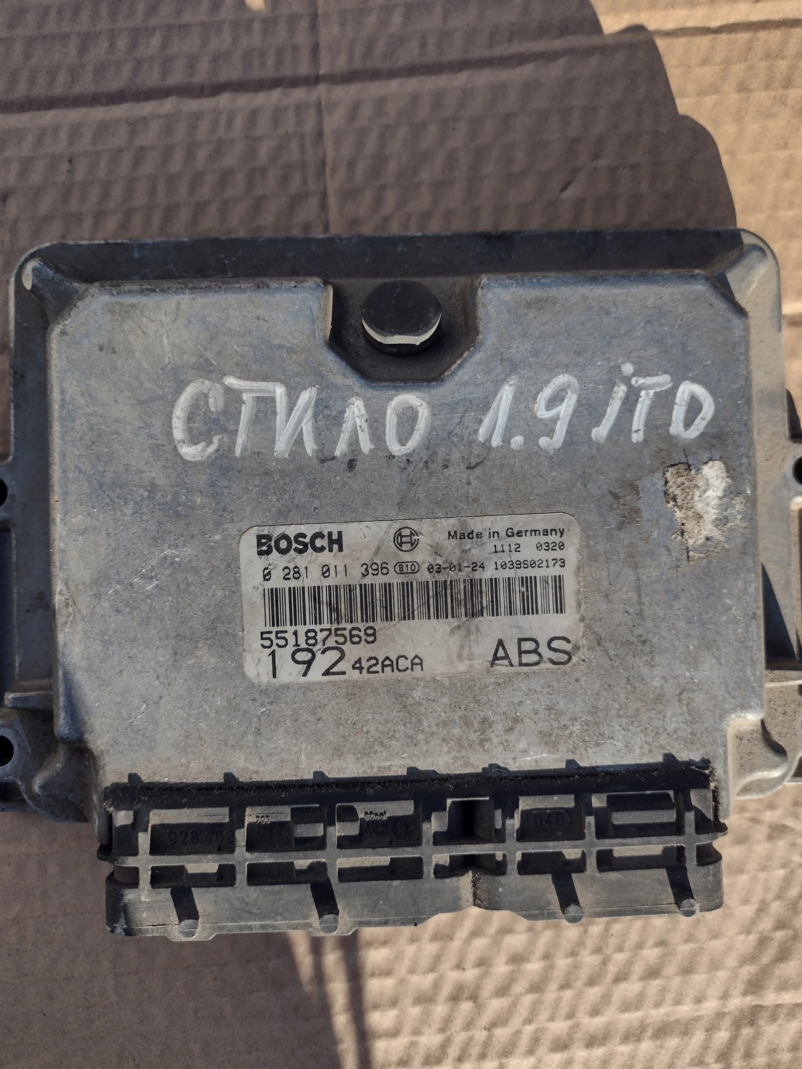 192 42RCA ABS �������� �������� FIAT STILO 1.9  Bosch 0 281 011 396 | Mobile.bg � ����������� 1