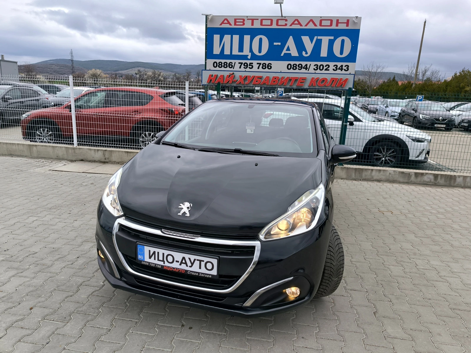 Peugeot 208 1, 6 HDi-90k.c.HABИ, LED, FACELiFT, EBPO 6B!