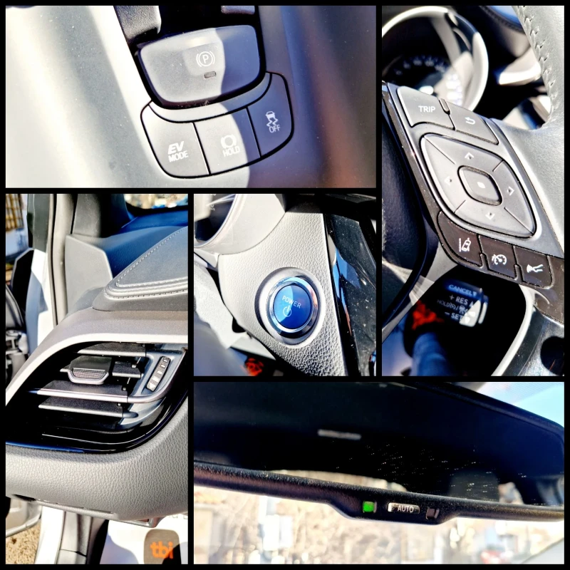 Toyota C-HR 1.8/HYBRID/DISTRONIC/LANE-ASSST/РЕАЛНИ КМ./, снимка 12 - Автомобили и джипове - 48392275