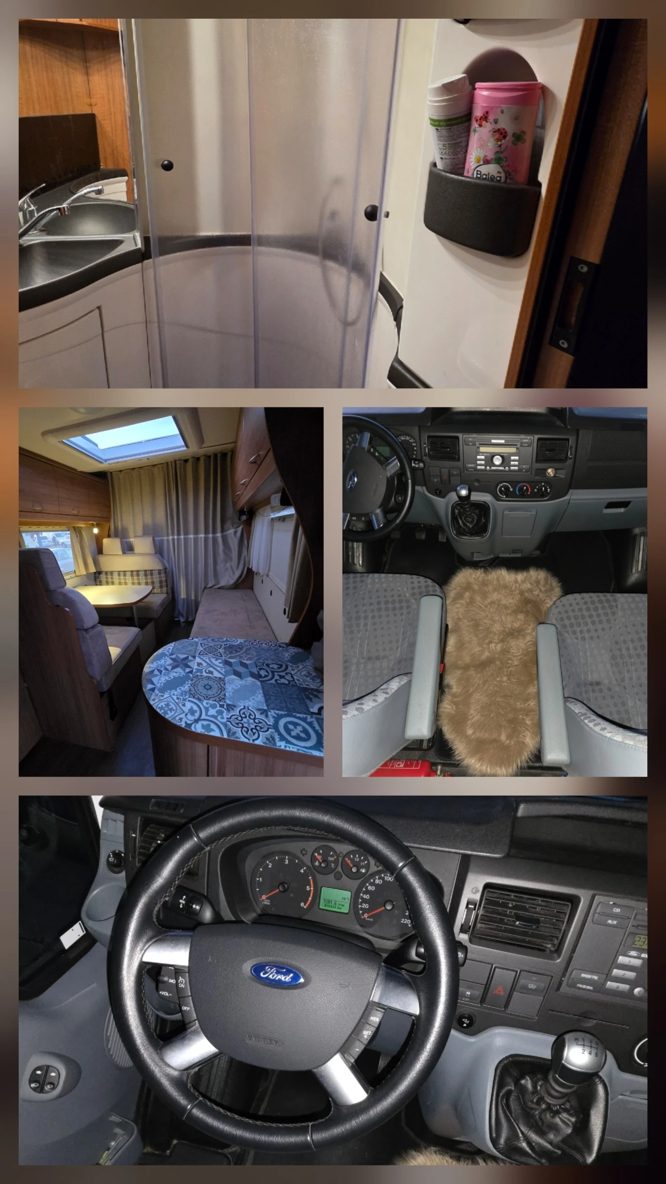 Кемпер Ford TRANSIT/FRECCIA KAMP F26 MDF 10/ШВЕЙЦАРИЯ/76 000км, снимка 15 - Каравани и кемпери - 53843143