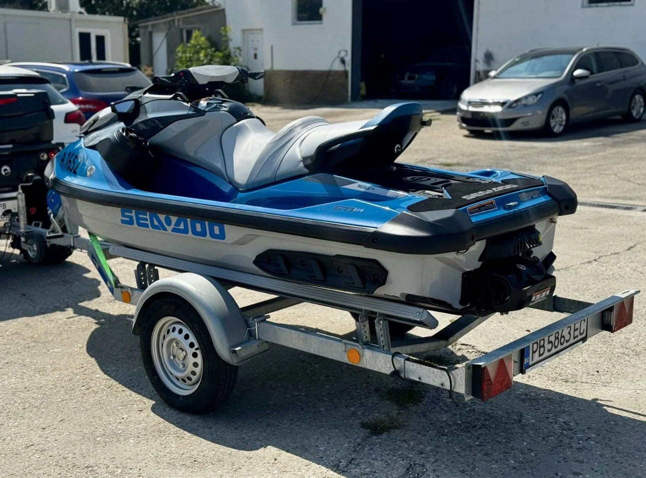 Джет Bombardier Sea Doo GTI130SE+ Колесар и покривало, снимка 5 - Воден транспорт - 54510669