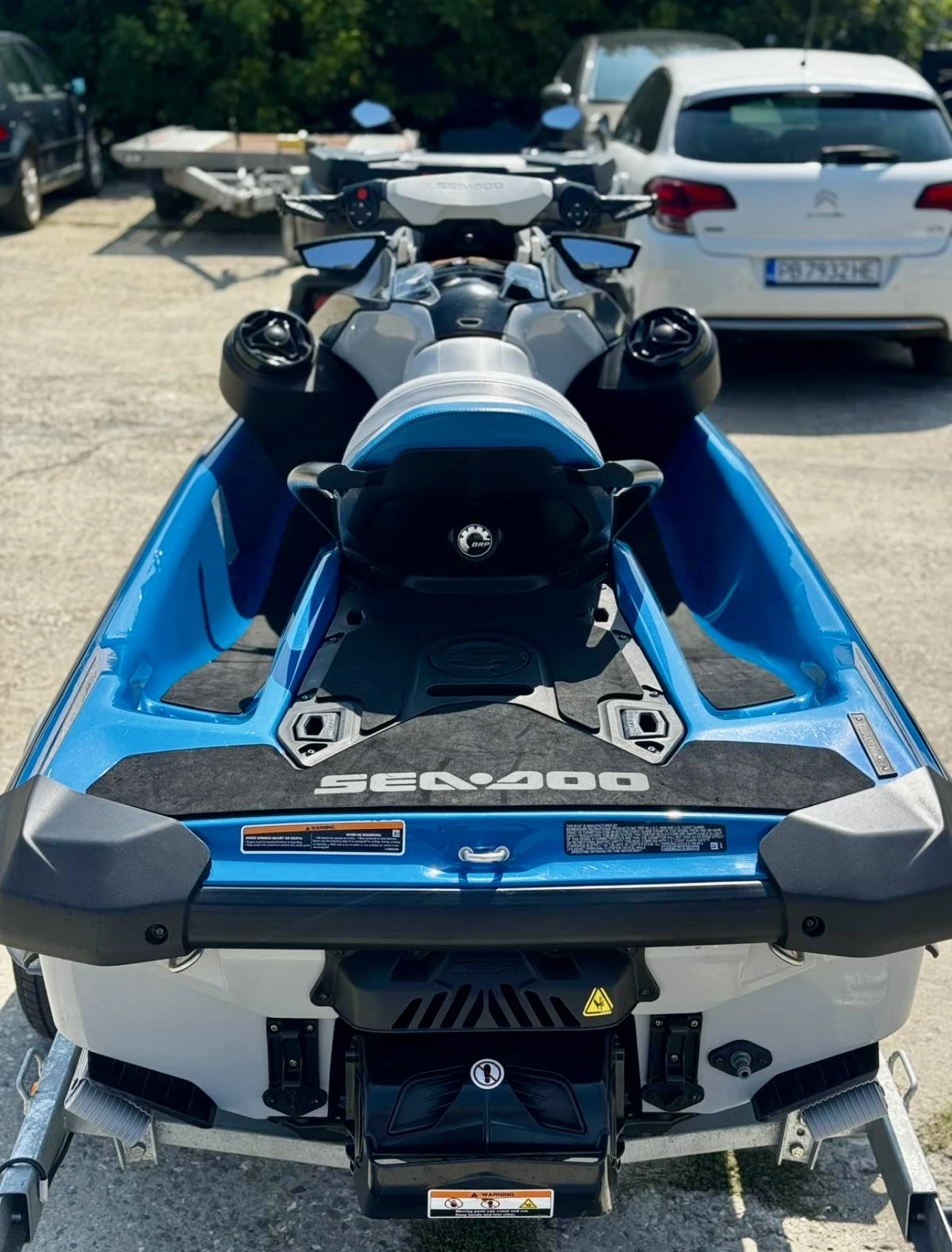 Джет Bombardier Sea Doo GTI130SE+ Колесар и покривало, снимка 6 - Воден транспорт - 54510669