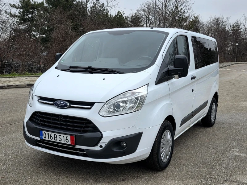 Ford Transit Custom Пътник 8+ 1 , Климатик, Сервизна история. , снимка 5 - Бусове и автобуси - 53432919