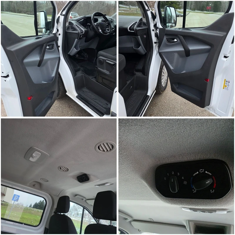 Ford Transit Custom Пътник 8+ 1 , Климатик, Сервизна история. , снимка 14 - Бусове и автобуси - 53432919