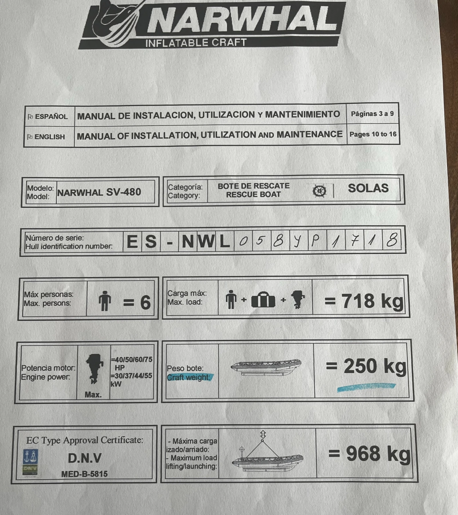 Лодка Yamaha NARWHAL SV-480/F70 AET, снимка 9 - Воден транспорт - 54366409