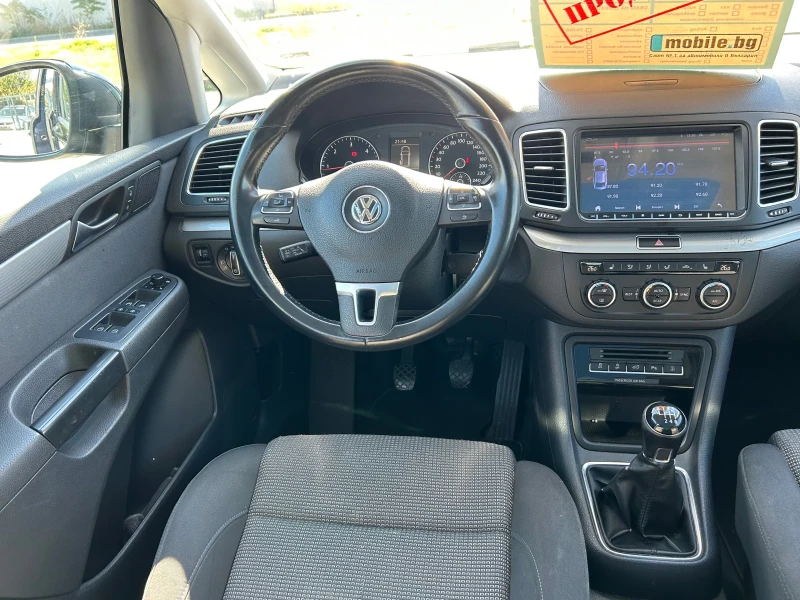 VW Sharan 2.0TDI 140 6 Скорости , снимка 11 - Автомобили и джипове - 49220150