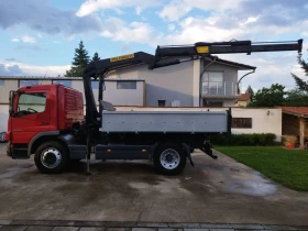 Mercedes-Benz Atego 1222 Тристранен самосвал с Кран , снимка 4