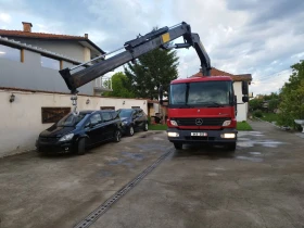 Mercedes-Benz Atego 1222 Тристранен самосвал с Кран , снимка 6