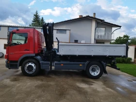Mercedes-Benz Atego 1222 Тристранен самосвал с Кран , снимка 2