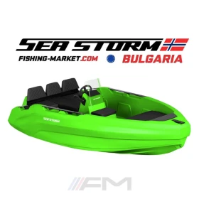 Лодка Собствено производство SeaStorm 14 HDPE Advantage - 4.27 m - светло сива, снимка 2