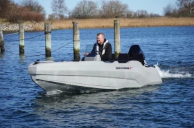 Лодка Собствено производство SeaStorm 14 HDPE Advantage - 4.27 m - светло сива, снимка 6