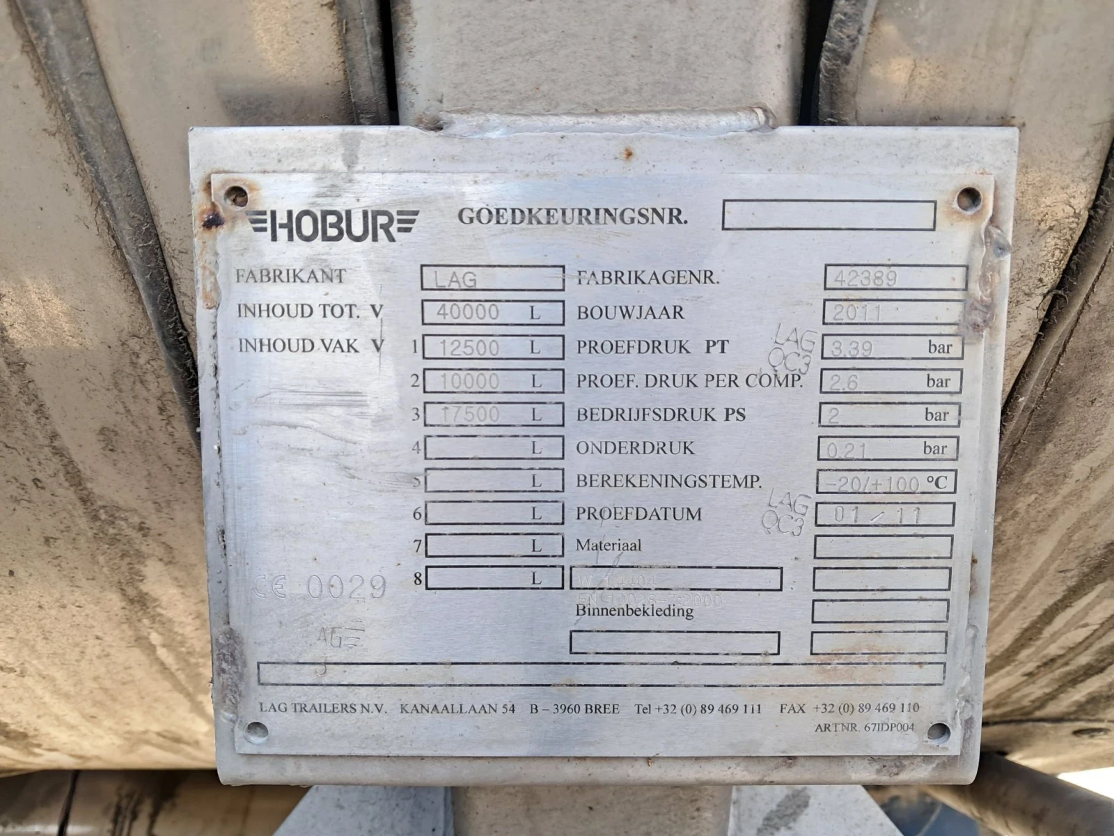 Полуремарке LAG OC-3 Хранителна, снимка 15 - Ремаркета - 56647740
