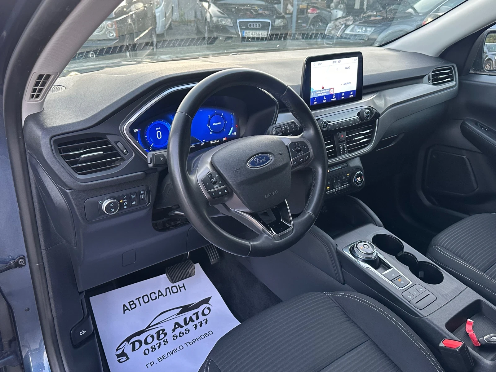 Ford Kuga 1.5TDCI-TITANIUM-АВТОМАТ-ЛЕД-НАВИ-КАМЕРА-ДИГИТАЛ, снимка 9 - Автомобили и джипове - 55739622