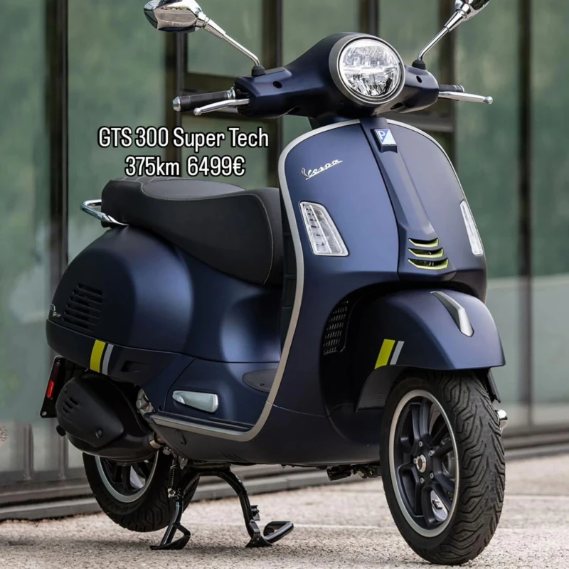 Vespa GTS Първи собственик! Като нов! 2500км., снимка 8 - Мотоциклети и мототехника - 52773852