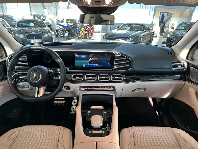 Mercedes-Benz GLS580 AMG/FACELIFT/DESIGNO/BURM/HUD/PANO/NIGHT/360/TV/ , снимка 11 - Автомобили и джипове - 49020783