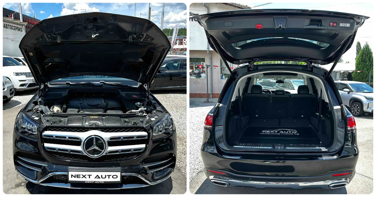 Mercedes-Benz GLS 400 D 330HP AMG LINE 6+ 1 360'CAM BURMESTER PANO, снимка 16 - Автомобили и джипове - 55222875