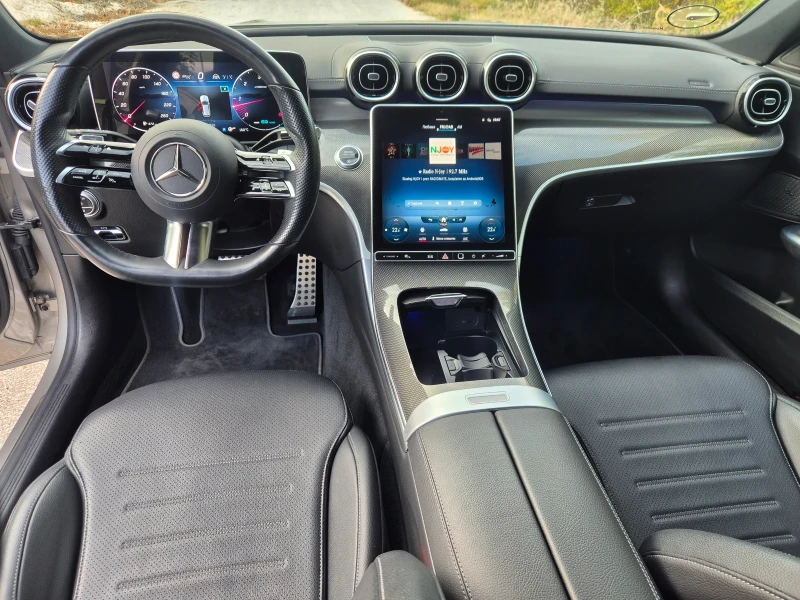 Mercedes-Benz C 220 C300D/AMG/22г, снимка 10 - Автомобили и джипове - 52252212
