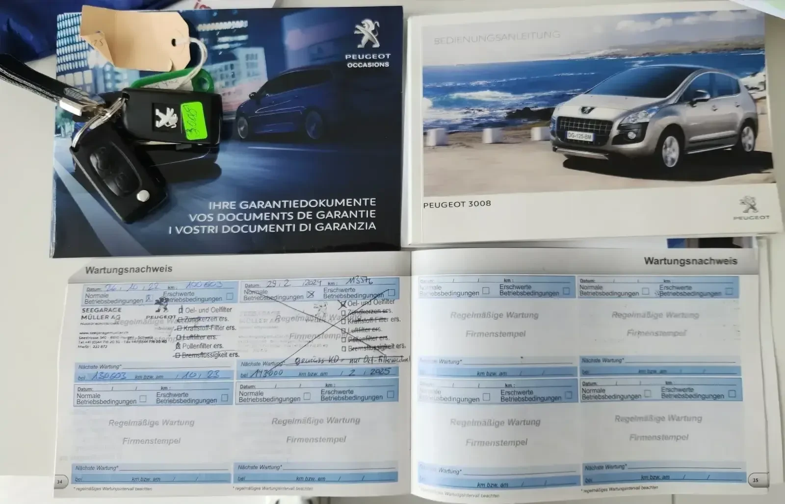Peugeot 3008 УНИКАТ 121157 KM 1.6T-156к.с EURO 5B-ШВЕЙЦАРИЯ - изображение 9
