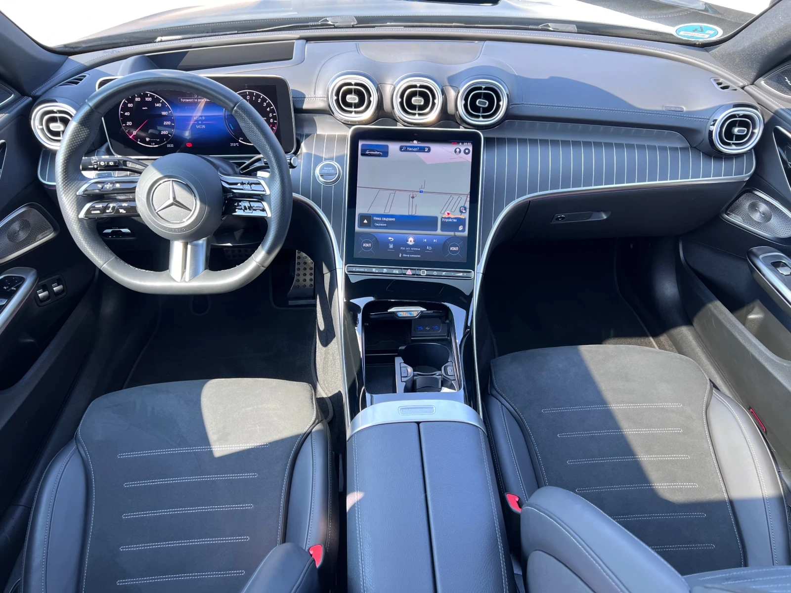Mercedes-Benz C 300 e* AMG * Full* , снимка 13 - Автомобили и джипове - 55586187