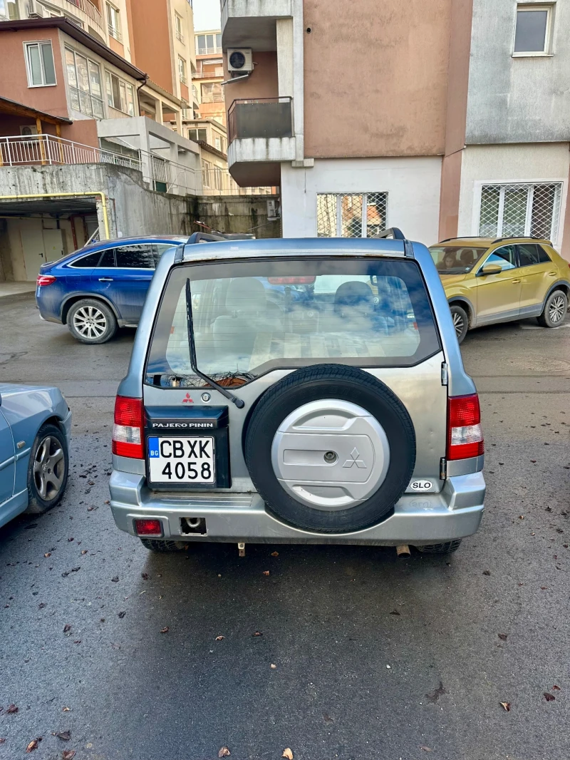 Mitsubishi Pajero pinin 1.8 газ/бензин, снимка 4 - Автомобили и джипове - 48628987