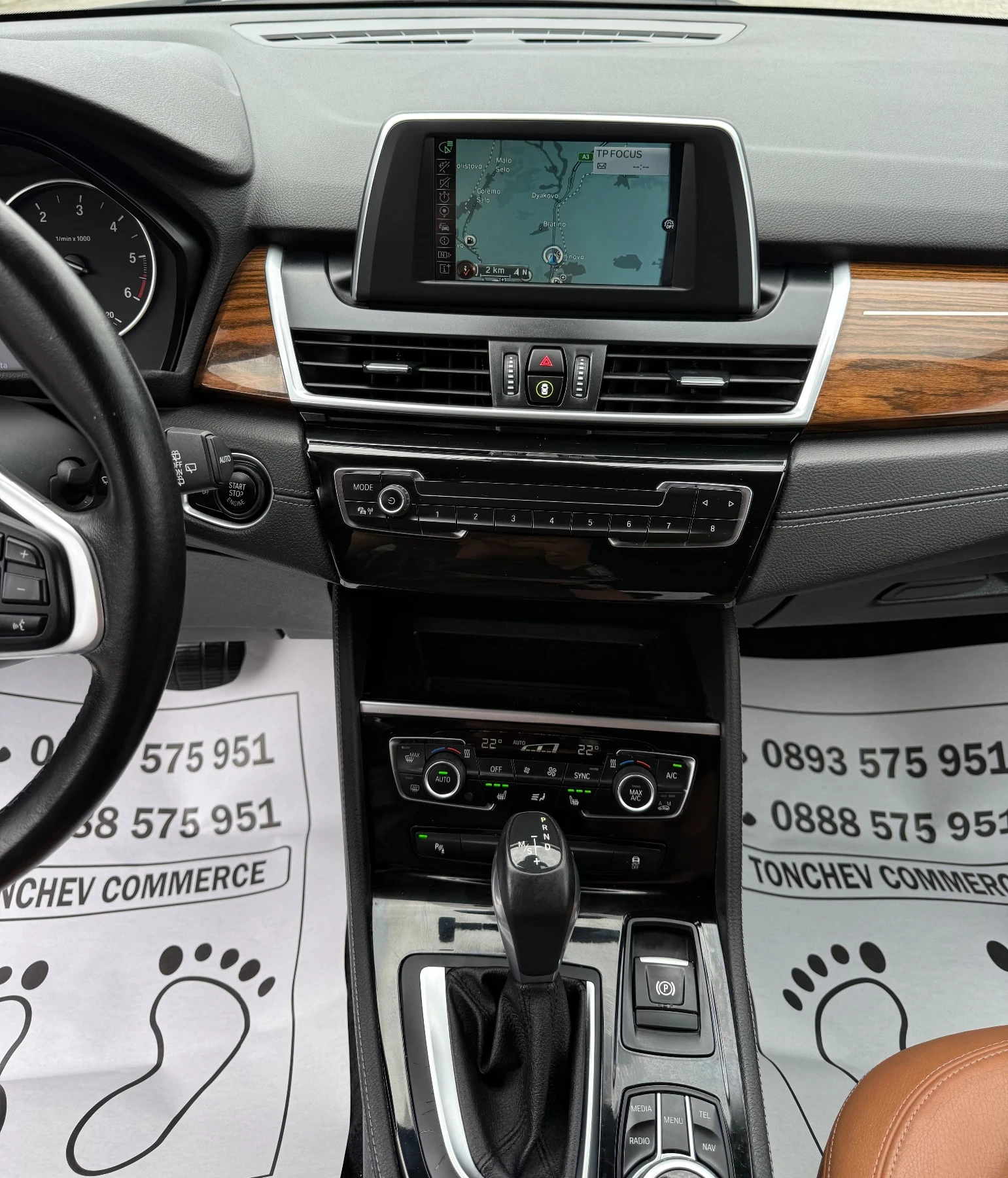 BMW 2 Active Tourer LUXURY LINE-155.000km-ДИСТРОНИК-КАМЕРА-ПОДГРЕВ, снимка 9 - Автомобили и джипове - 55135007