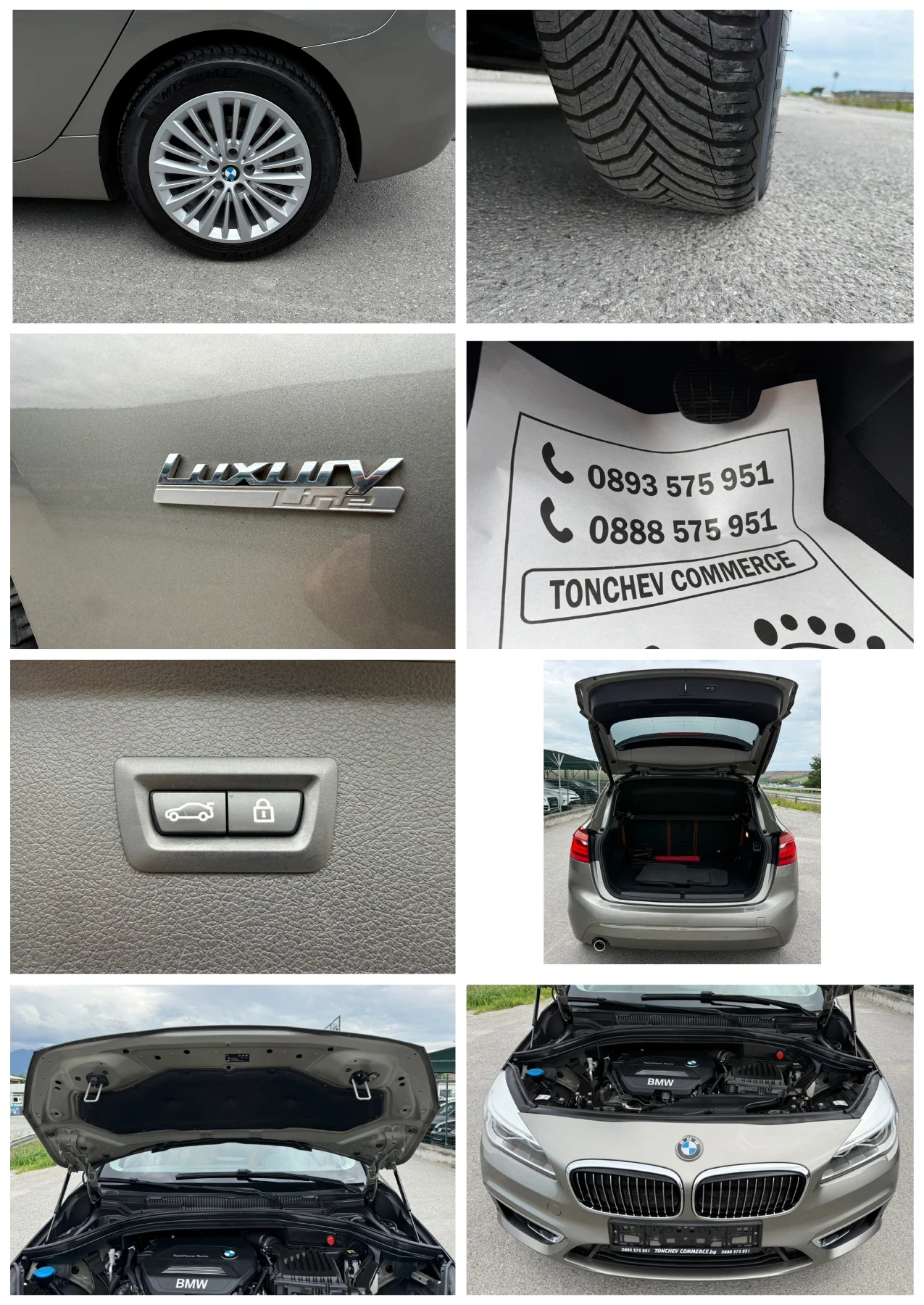 BMW 2 Active Tourer LUXURY LINE-155.000km-ДИСТРОНИК-КАМЕРА-ПОДГРЕВ, снимка 17 - Автомобили и джипове - 55135007