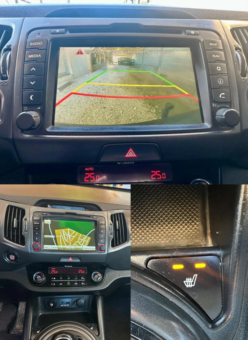 Kia Sportage 1.7 CRDi 115кс, Панорама, Кожа, Подгреви, TV, снимка 12 - Автомобили и джипове - 52465900