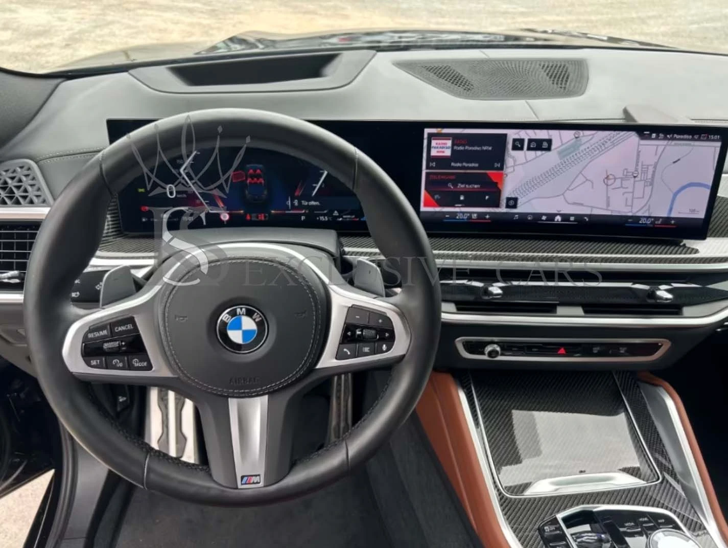 BMW X6 40d* M-SPORT PRO* H&K* CARBON* ОБДУХВАНЕ* *  - изображение 8