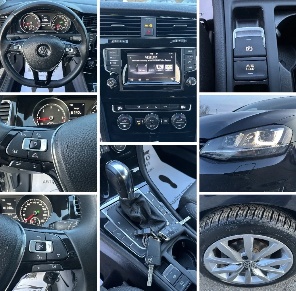 VW Golf 1.6TDI-DSG-AVTOMAT-HIGHLINE-BLUEMOTION, снимка 13 - Автомобили и джипове - 53715657