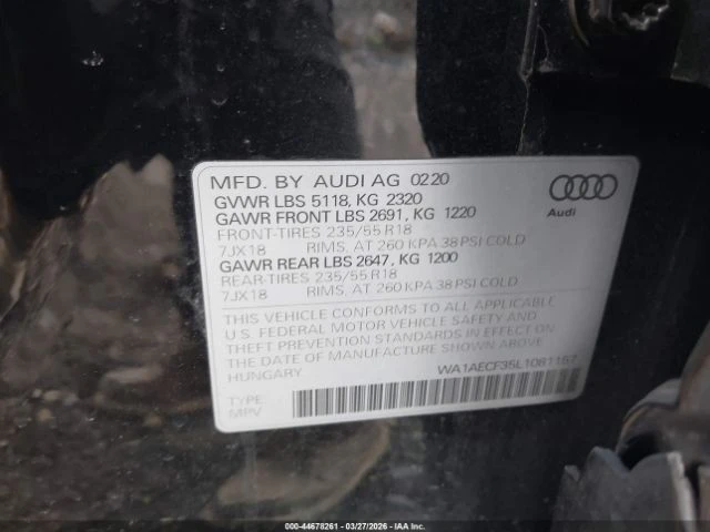 Audi Q3 45TFSI QUATTRO TIPTRONIC, снимка 12 - Автомобили и джипове - 54619677