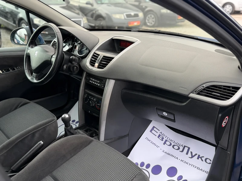 Peugeot 207 1.4i 90кс КЛИМАТИК , снимка 15 - Автомобили и джипове - 53025429