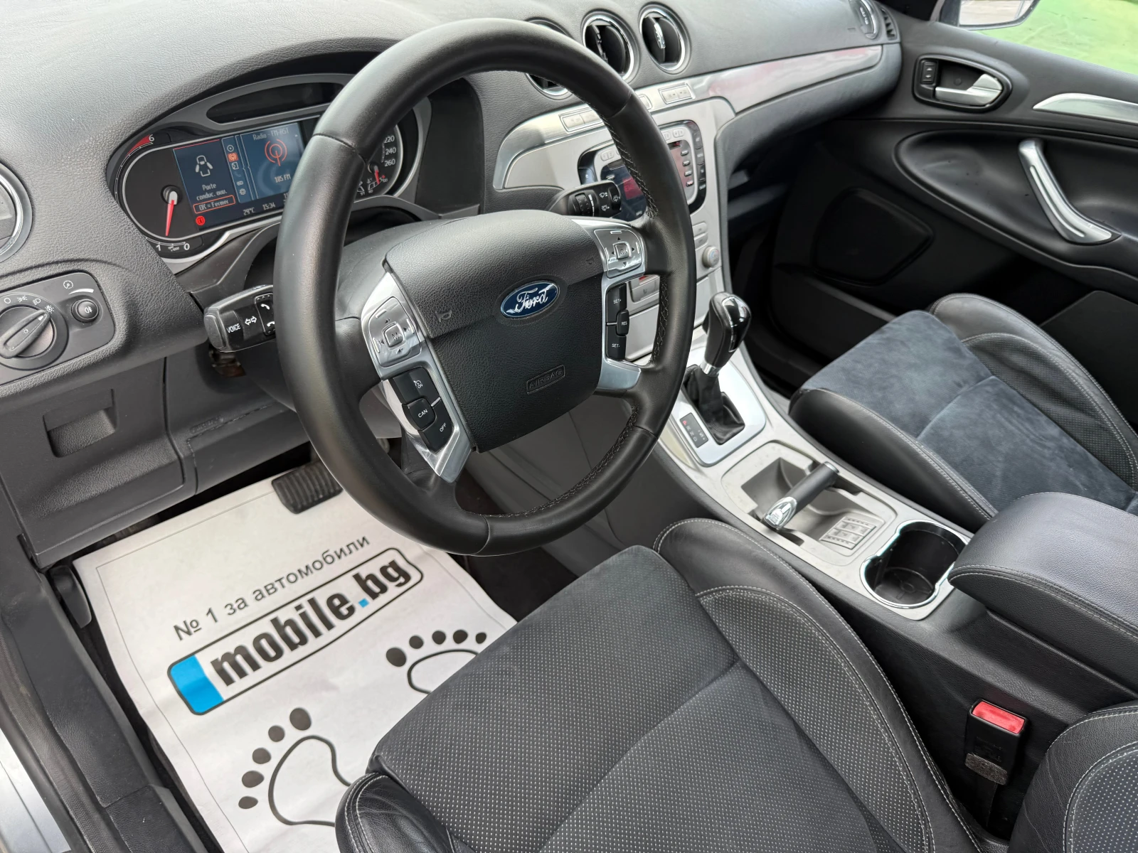 Ford S-Max 2.0TDCI АВТОМАТ* ПОДГРЕВ* АЛКАНТАРА* ШВЕЙЦАРИЯ, снимка 13 - Автомобили и джипове - 55183355